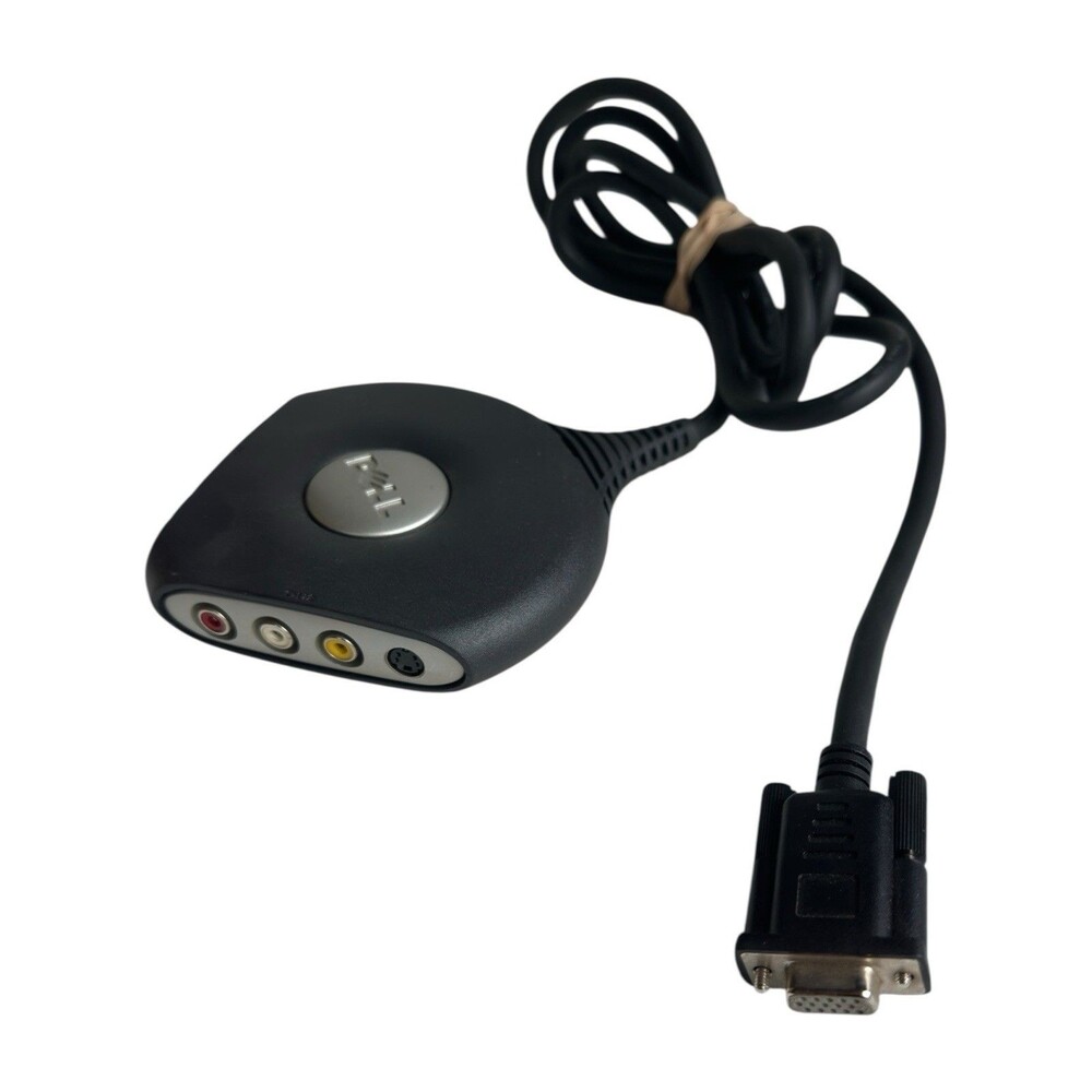Dell VGA Splitter Cable E166307 RCA AV Adapter Dual Monitor Y Splitter Cord